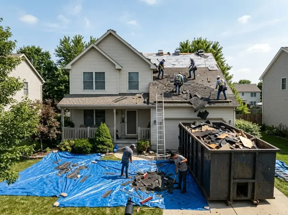 roof-replacement-debris-remova-004 — frequently asked questions, Cheapest Dumpster Rentals in St. Joseph, IL